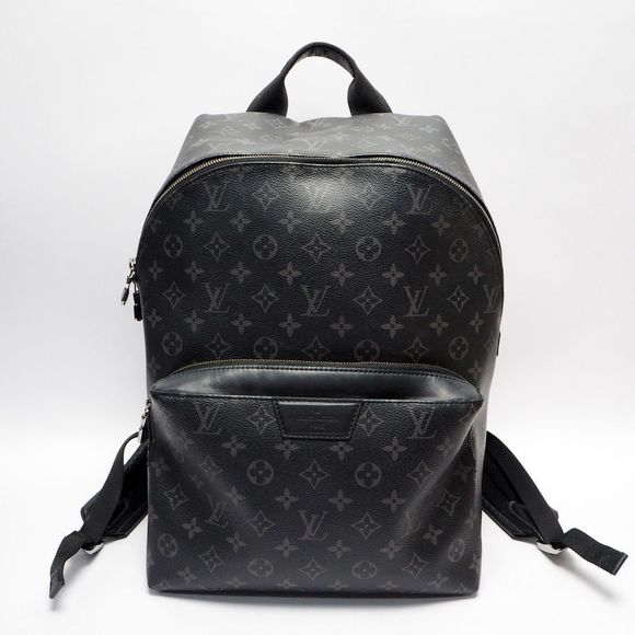 Louis Vuitton Monogram Backpack Rucksack Silver Hardware Black - Picture 2 of 6